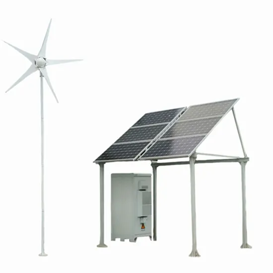 Outdoor solar energy storage cabinet installation