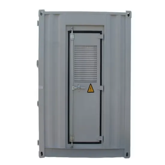 Electric lithium battery container