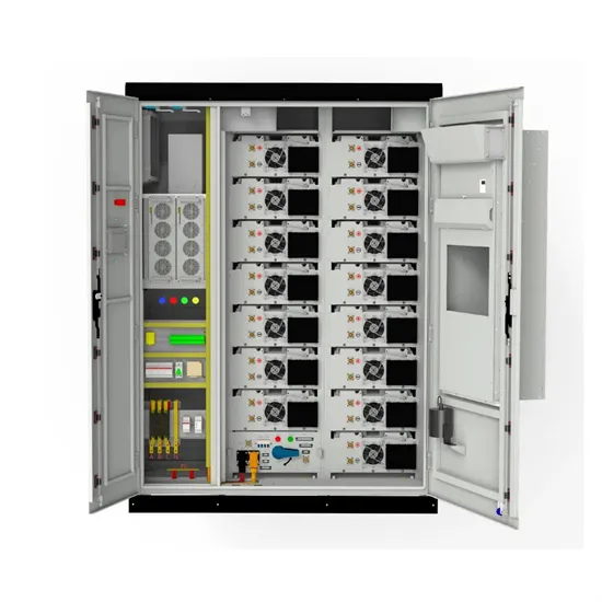 Battery installation in energy storage cabinet