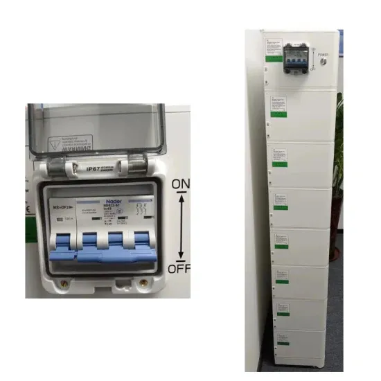 Energy storage cabinet installation design