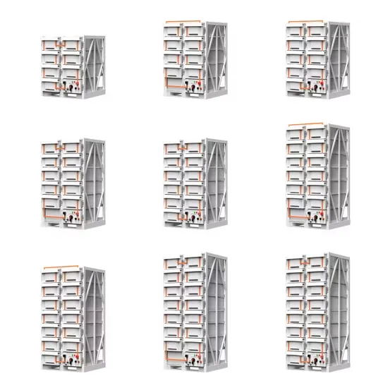 Solar integrated energy storage cabinet container installation